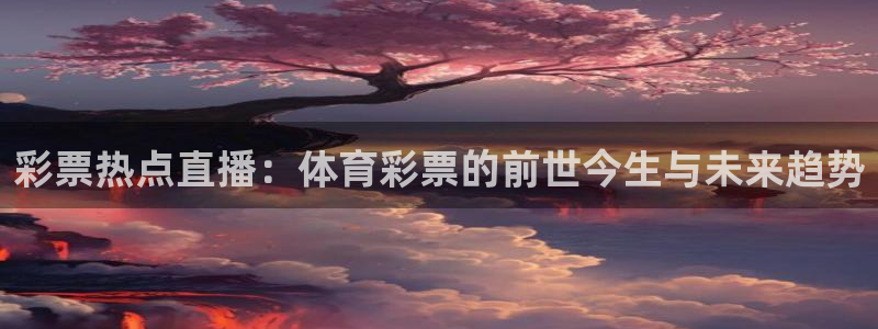 so米篮球直播：彩票热点直播：体育彩票的前世今生与未来趋势