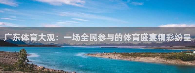 so米体育直播在线观看直播nba：广东体育大观：一场全民参与的体育盛宴精彩纷呈