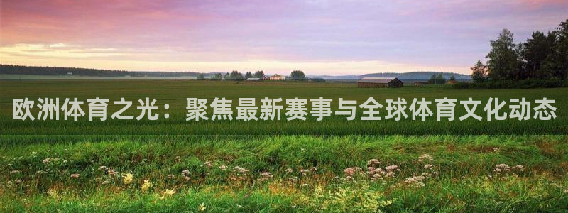 so米足球直播体育：欧洲体育之光：聚焦最新赛事与全球体育文化动态